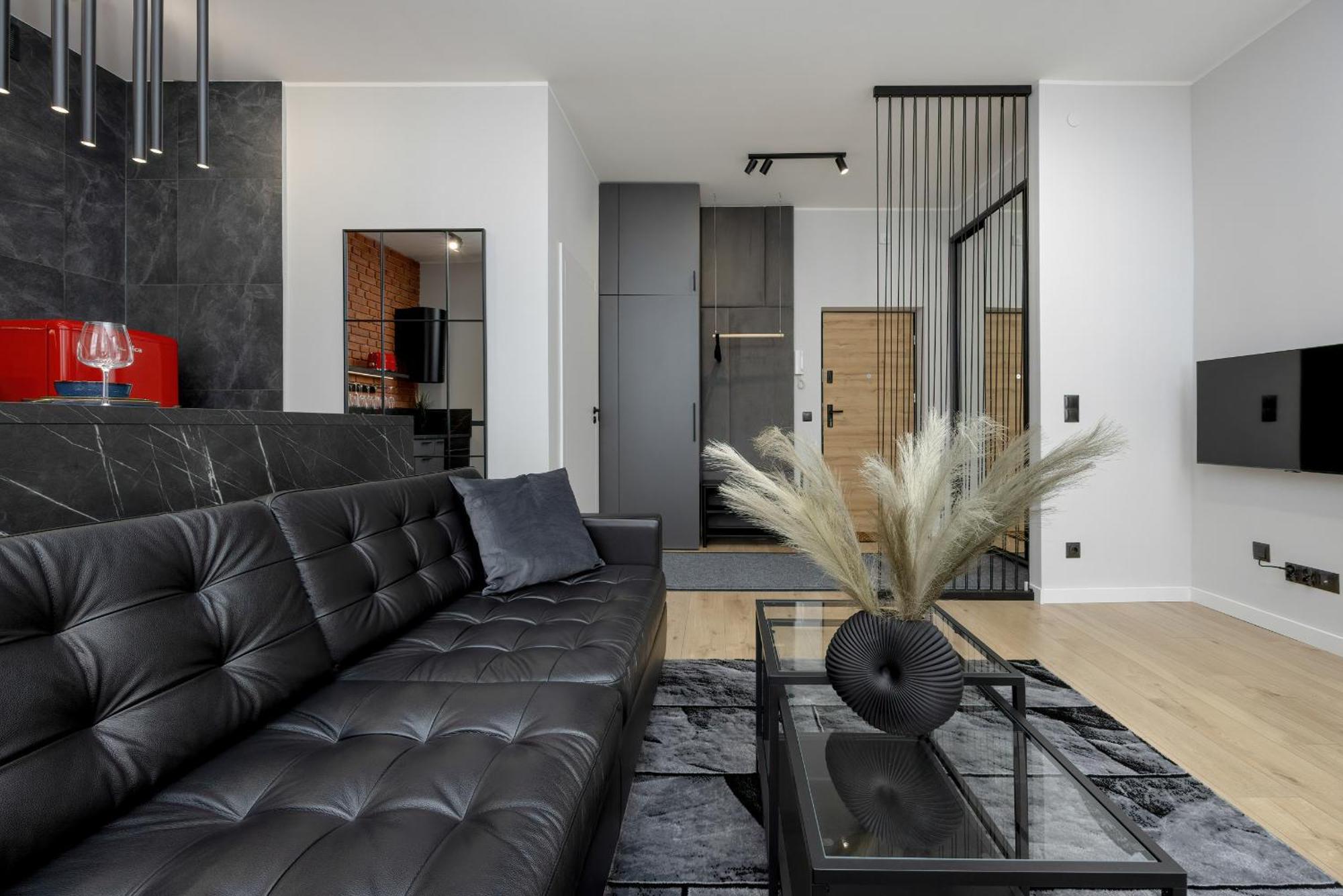 Exclusive Grey And Red Apartment In Warsaw Center By Noclegi Renters Zewnętrze zdjęcie